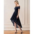 thumbnail image 2 of Dressystar Robe en Dentelle Épaules Dénudées Manches Courtes Robe de Cocktail Formelle, 2 of 6