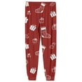thumbnail image 6 of Wutalume Men's Drawstring Pocket Cuffed Casual Pants with Christmas Print, Ideal for Home Sleep and Lounge Wear, Featuring Elastic Waistband and Comfortable Fabric,Red 3XL, 6 of 7