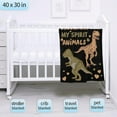 thumbnail image 3 of Yibo Dinosaurs Blanket Flannel Soft and Comfortable Anti-static Bed Sofa Blanket, 3 of 6
