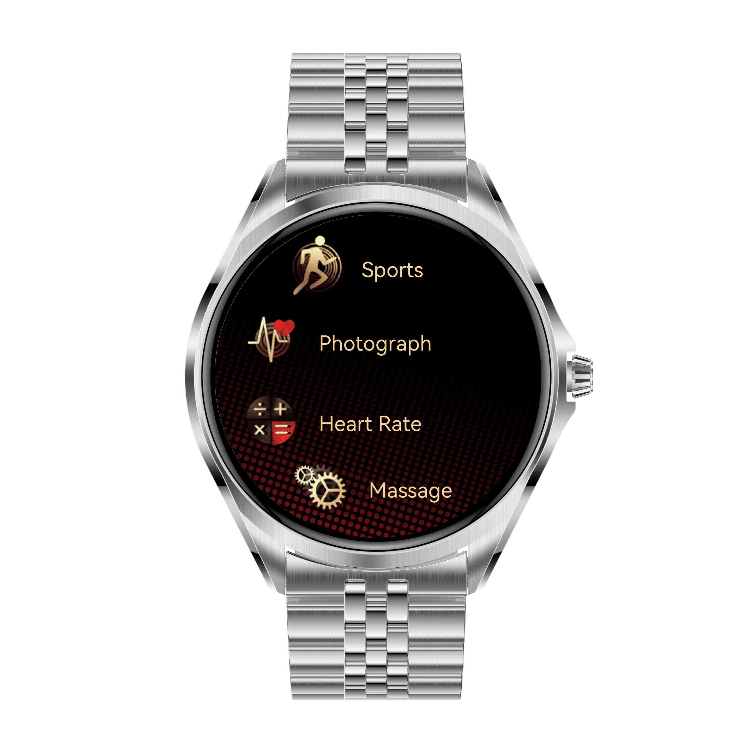 E EYAFA 1.43 inch AMOLED Super Thin Smart Watch TN88 Bluetooth Call Sports Watch for Men and Women-Silver