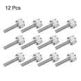 thumbnail image 3 of Uxcell 12 Pcs Vis de Verrouillage à Tête Plate M2.5x12mm, Argent, 3 of 6