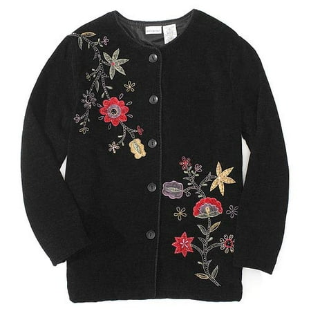 Women's Applique Bouquet Jacket