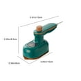 thumbnail image 3 of pvdgvd Foldable Portable Mini Handheld Travel Steam Iron, Hanging & Flat Ironing, High Temperature Efficient Wrinkle Removal, Suitable for Home, Dormitory & Travel, 3 of 7