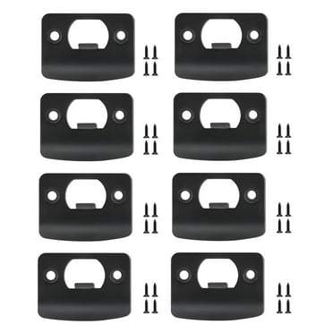 8 pcs Door Strike Plate, Strike Plates for Exterior Doors, Strike Plate, Door Lock Plate, Stainless Steel Deadbolt Covers