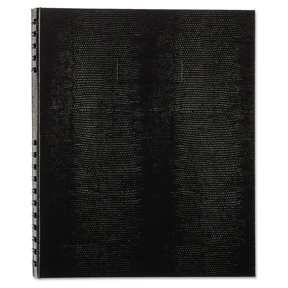 Rediform Office Products Notepro Undated Daily Planner, 10 3/4 X 8 1/2, Black