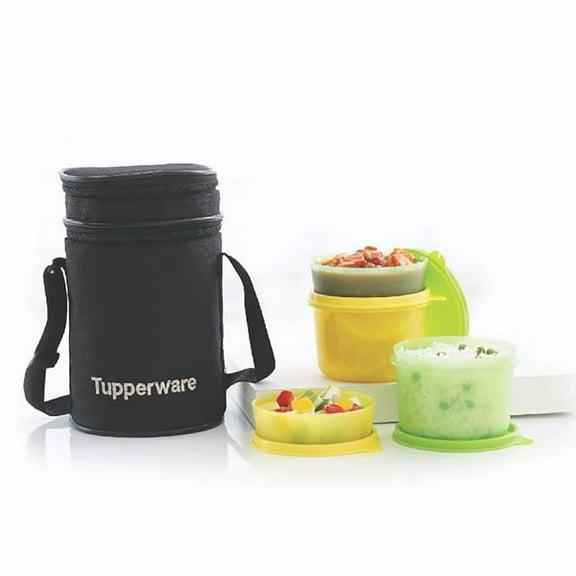 Tupperware Executive Lunch with Bag, 450 ML, Multicolour, Fabric