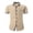 #03 Khaki 【Mix & Match: Choose Your Favorites】, variant on Men's Casual Short Sleeve Button Down Shirt With Pocket | Cuban Collar Lattice Print Quick Dry Shirt | Summer Beach Vacation Gym Streetwear Husband Dad | Zenithor,Light Blue S