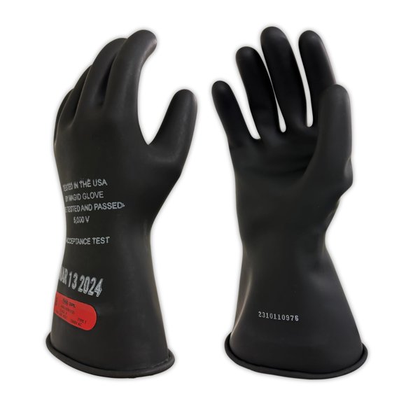 MAGID Insulating Electrical Gloves, Size 10, Class 0 | Cuff Length - 11", Lineman Gloves, Electrician Gloves, Voltage Gloves, M011B10