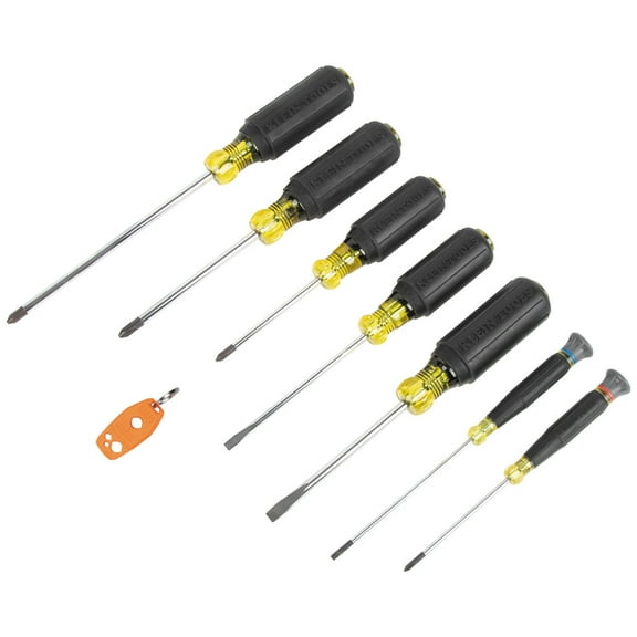 Klein Tools All-Purpose Screwdriver Set, 8 Pc