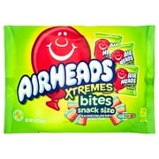 Airheads Xtremes Sweetly Sour Candy Bites, Snack Size, Rainbow Berry, 9 oz