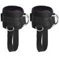 thumbnail image 1 of 1 par de correas de tobillo, puños de tobillo, puños de tobillo con anillo en D para máquinas de cable, cinturón de tobillo de entrenamiento cómodo, puños de entrenamiento acolchados ajustab, 1 of 5