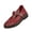 Red, variant on Womens Hollow Out Walk Shoes Breathable Soft-Soled Outdoor Lounge Flats Dressy Casual Dance Work Shoes Red 36(US-5.5)