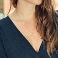 thumbnail image 3 of Gem Stone King 18K Rose Gold Plated Silver Yellow Sapphire Ox Pendant Necklace for Women By Keren Hanan with 18 inch Chain, 3 of 4