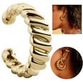 thumbnail image 5 of TIHLMK Earring for Women Threaded Ring Women'S Earrings Vintage Gold Plated Ear Clip, 5 of 6