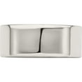 thumbnail image 5 of Sterling Silver Ss 8mm Flat Size 10 Band Made In United States qwfb080-10, 5 of 5