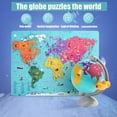 thumbnail image 1 of XWSHYW Juguetes para Niños Pequeños Rompecabezas Educativo de Mapas para Niños, Juguetes Educativos de Madera de 3 a 6 Años., 1 of 1