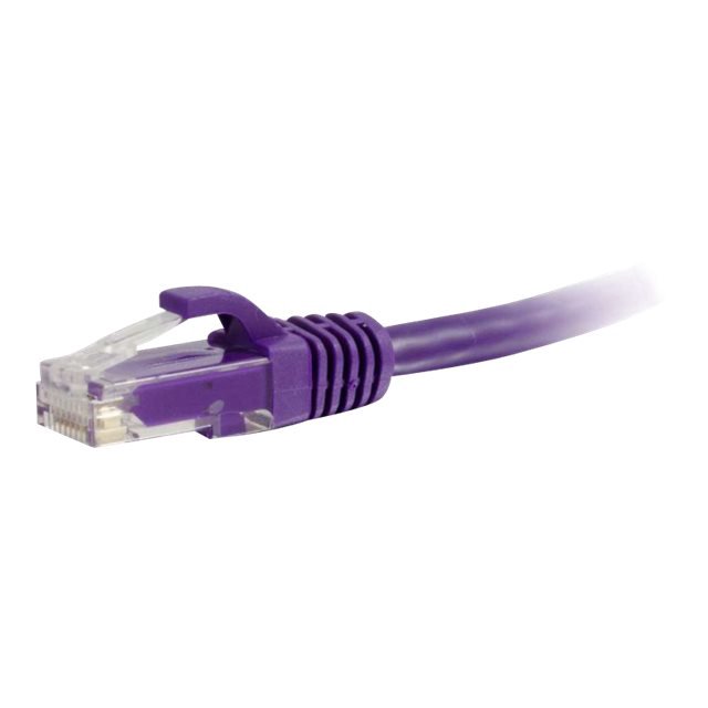 C2G 10ft Cat6 Ethernet Cable - Snagless Unshielded (UTP) - Purple - Patch cable - RJ-45 (M) to RJ-45 (M) - 10 ft - CAT 6 - molded, snagless - purple