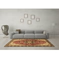 thumbnail image 3 of Ahgly Company Indoor Rectangle Medallion Brown Traditional Area Rugs, 7' x 10', 3 of 4
