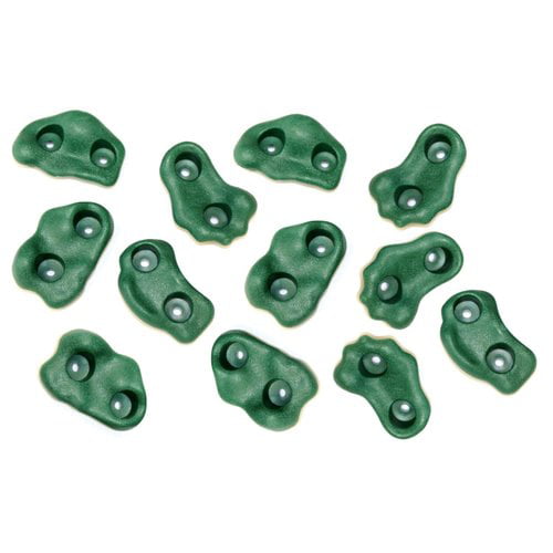 Green Rock Wall Hand Holds Pack of 4 Textered Climbing Rocks for Playgrounds 