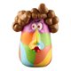 thumbnail image 2 of Ganfancp Juego de Interior de Rompecabezas de La Cabeza de La Flor de La Maceta Del Pelo Rizado de La Cabeza Del Arte Femenino Florero de La Resina de La Maceta de La Flor de La Planta de Interior y, 2 of 7