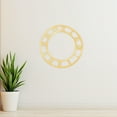 thumbnail image 4 of OFFIGAM 2-Pack Self-Adhesive Roman Numeral Mirror Clock Decals with Acrylic for Living Room Wall Decor, 4 of 8