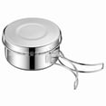 thumbnail image 3 of Lightweight 304 Stainless Steel Camping Cookware Set for 2-3 People - Japanese-Inspired Portable Outdoor Cooking Kit with Pot, Cup & Multi-Tool, Available in 2-Piece or 4-Piece Versions, Ideal for, 3 of 5