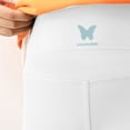 thumbnail image 4 of Zanarzt Yoga Shorts Girls' Spandex Shorts for Athletic Wear for Gym, Dance, Yoga, Volleyball Bike Riding White,14-16 Years, 4 of 8
