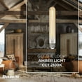 thumbnail image 6 of Bulbrite 862770 7.5 in. 5W Dimmable T9 Shape 2100K LED Bulb - Pack of 4, 6 of 7