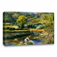 thumbnail image 5 of Idea4wall La Grenouillere by Pierre Auguste Renoir Canvas Wall Art Famous Art Prints for Home Wall Decor, 12"x18", 5 of 5