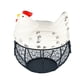 thumbnail image 1 of Cateissary Cesta de almacenamiento de cocina multifuncional con forma de pollo, cesta de cerámica para almacenamiento de huevos blanco, 1 of 6