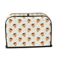 thumbnail image 2 of Xecao Funny Corgi Print 2 Slice Toaster Cover with Pockets, Small Appliance Cover, Dust and Fingerprint Protection, Machine Washable, 2 of 7