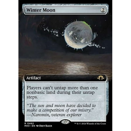 MtG Modern Horizons 3 Rare Winter Moon (Extended Art FOIL) #462