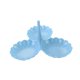 thumbnail image 5 of Bandeja de frutas para servir, bandeja superpuesta portátil para encimera, soporte decorativo para dulces Azul, 5 of 9