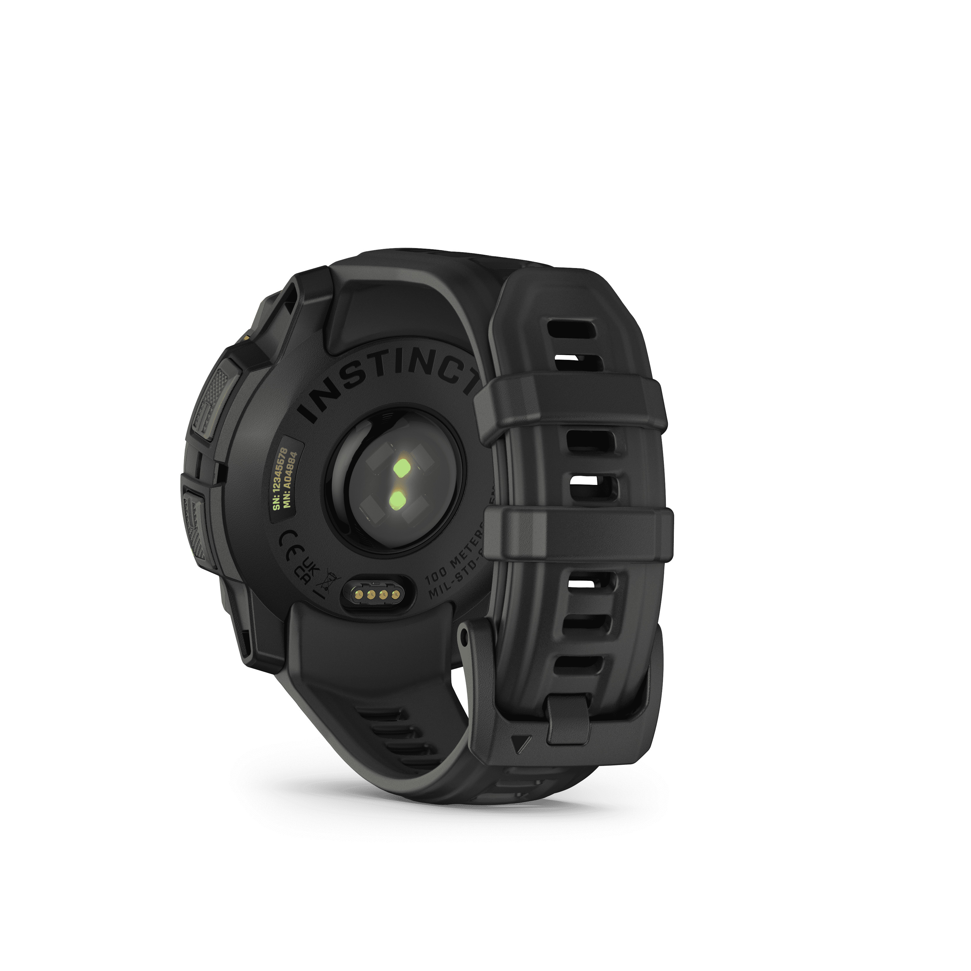 Restored Garmin Instinct 3 – 45 mm, Solar (Black with Black Band) (Refurbished)
