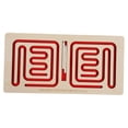 thumbnail image 3 of Juego de mesa de laberinto, juguete de laberinto, tablero de actividades, juguete sensorial reutilizable, izquierda y derecha Rojo, 3 of 9