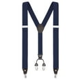 thumbnail image 1 of Buyless Fashion Bretelles pour Hommes - Sangles Élastiques Réglables 48 Pouces 1 1/4 Pouces - Forme Y, 1 of 7