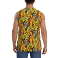 thumbnail image 4 of Fotbe Dancing African Women Men's Camiseta sin Mangas Estampada para Hombres, Playera Casual para Gimnasio, Entrenamiento, Playa-Medium, 4 of 7