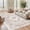 Beige, variant on VALOMENE 4'x6' Washable Non-Slip Beige Boho Floral Vintage Area Rug for Living Room Bedroom Dining Room Home Decor