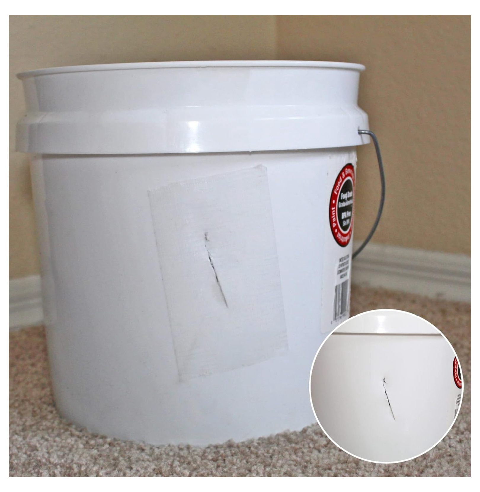 WOD DTTR6 Translucent Duct Tape, 6 inch x 30 yds. All-Purpose. Easy to Remove Tape for Discreet Repairs and Mounting. Residential, and Industrial Uses. For Greenhouse Repairs