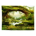 thumbnail image 2 of Wall Tapestry, Czzoypi Multicolor Scenery Art Wall Hanging, 51x59 Inches Polyester Fabric Decor for Bedroom Living Room Easy to Hang Machine Washable, 2 of 6