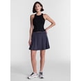 thumbnail image 2 of Avia Women's Pique Knit Pleated Bubble Hem Skort, Sizes XS-XXXL, 2 of 6