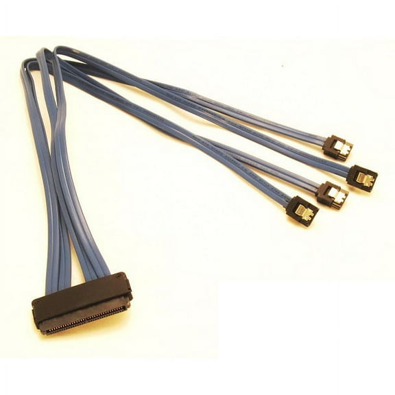 32 Pin Serial Attached SCSI SAS to 4 x 7 Pin SATA Cable