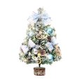 thumbnail image 4 of Mini de Navidad de mesa, de Navidad artificial Cajas de regalo de de Navidad artificial para Navidad, decoración navideña, , 60cm y Azul Macarena Árbol de mesa, 4 of 8