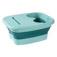 thumbnail image 1 of Bañera plegable para pies, lavabo para pies, bañera para pies, baño de pies, lavabo de spa para pedicura. Verde, 1 of 9