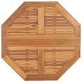 thumbnail image 2 of vidaXL 35.4 in Solid Teak Wood Folding Outdoor Dining Table, 2 of 4