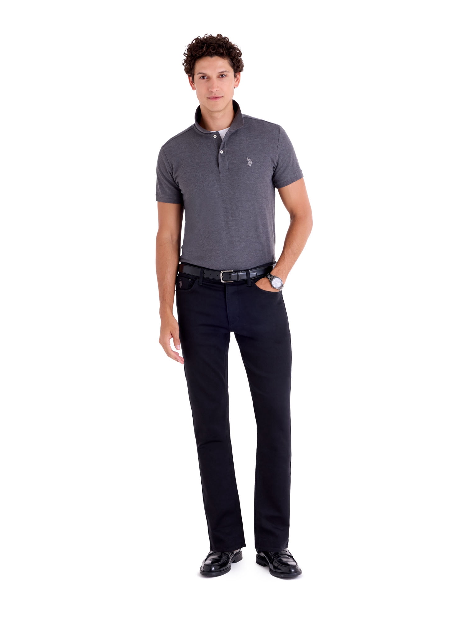 U.S. Polo Assn. Men's Performance Pique Polo Shirt