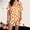 Orange, variant on Nightgown Sleepwears for Women Two-Piece Short Sleeve Tops and Short Pants Halloween Theme Printed Decoration Button Down Loungewear for Indoor Relax Yoga XXXL White