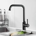 thumbnail image 1 of Matte Kitchen Faucet, Kitchen Mixer Tap with 360 Swivel Spout, Brass, 1 of 5