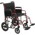 thumbnail image 1 of Silla de transporte bariátrico Drive Medical plegable, azul, 450 libras, 1 of 2