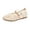 Beige, variant on Gyujnb Girls Breathable Mesh Mary Jane Shoes, Soft Sole Closed Toe Footwear for Toddler and Little Girls (Toddler/Little Girls),11-11.5 Years
